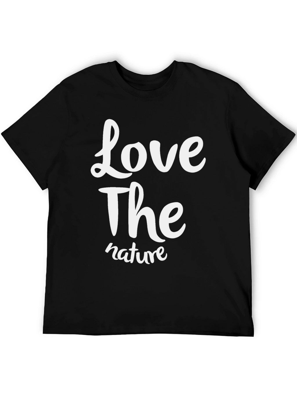Love The Nature Black T-Shirt