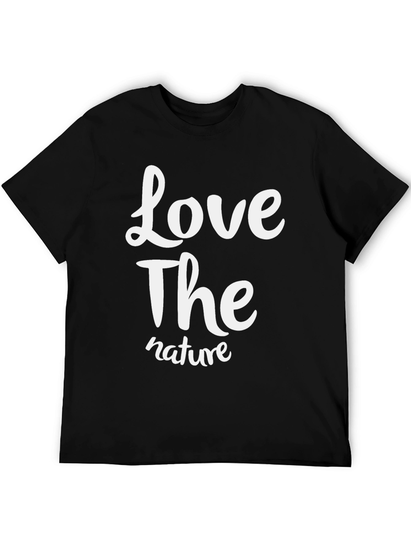 Love The Nature Black T-Shirt