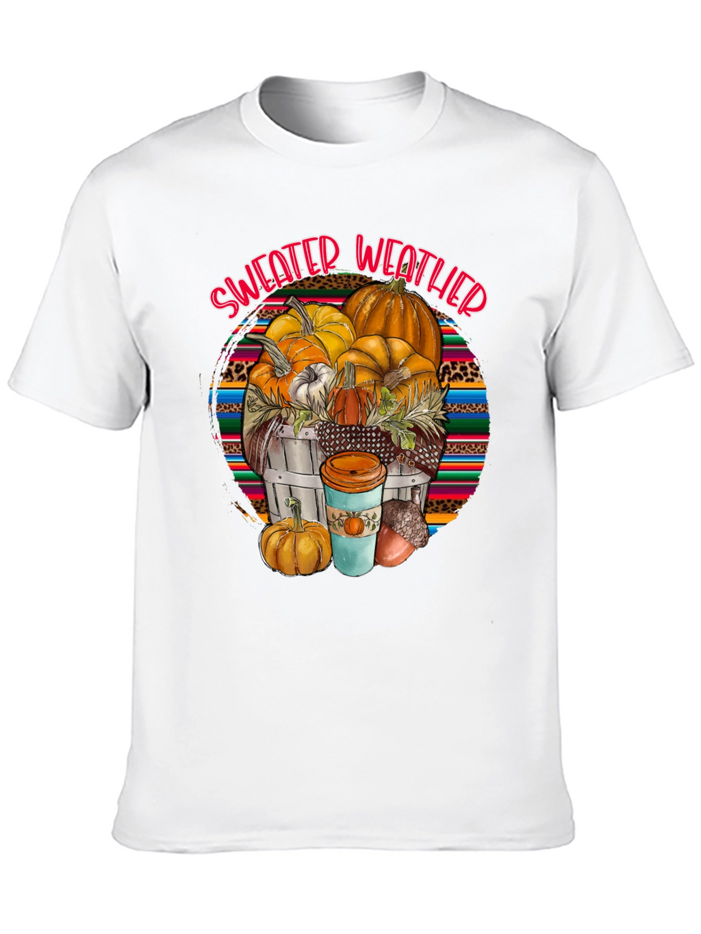 Sweater Weather Pumpkin T-Shirt