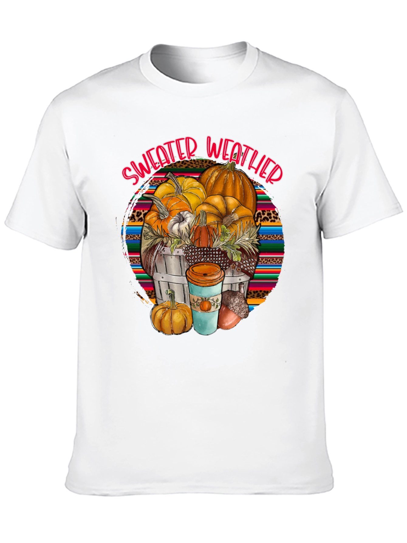 Sweater Weather Pumpkin T-Shirt