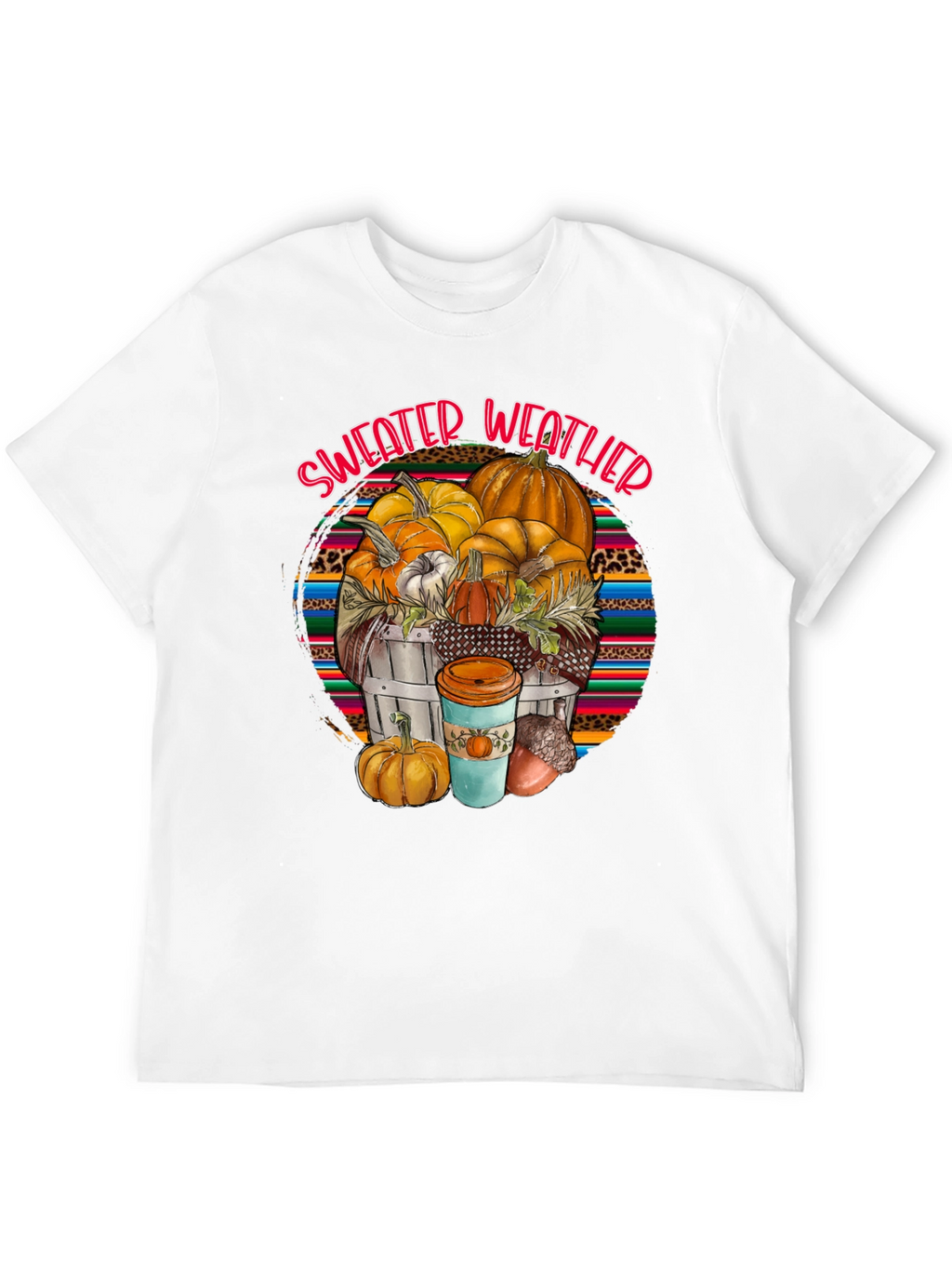 Sweater Weather Pumpkin T-Shirt