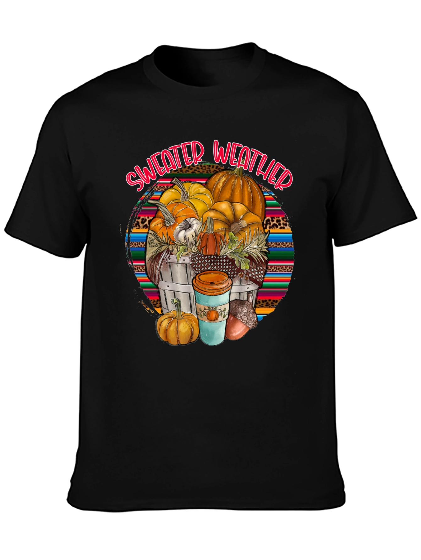 Sweater Weather Pumpkin T-Shirt
