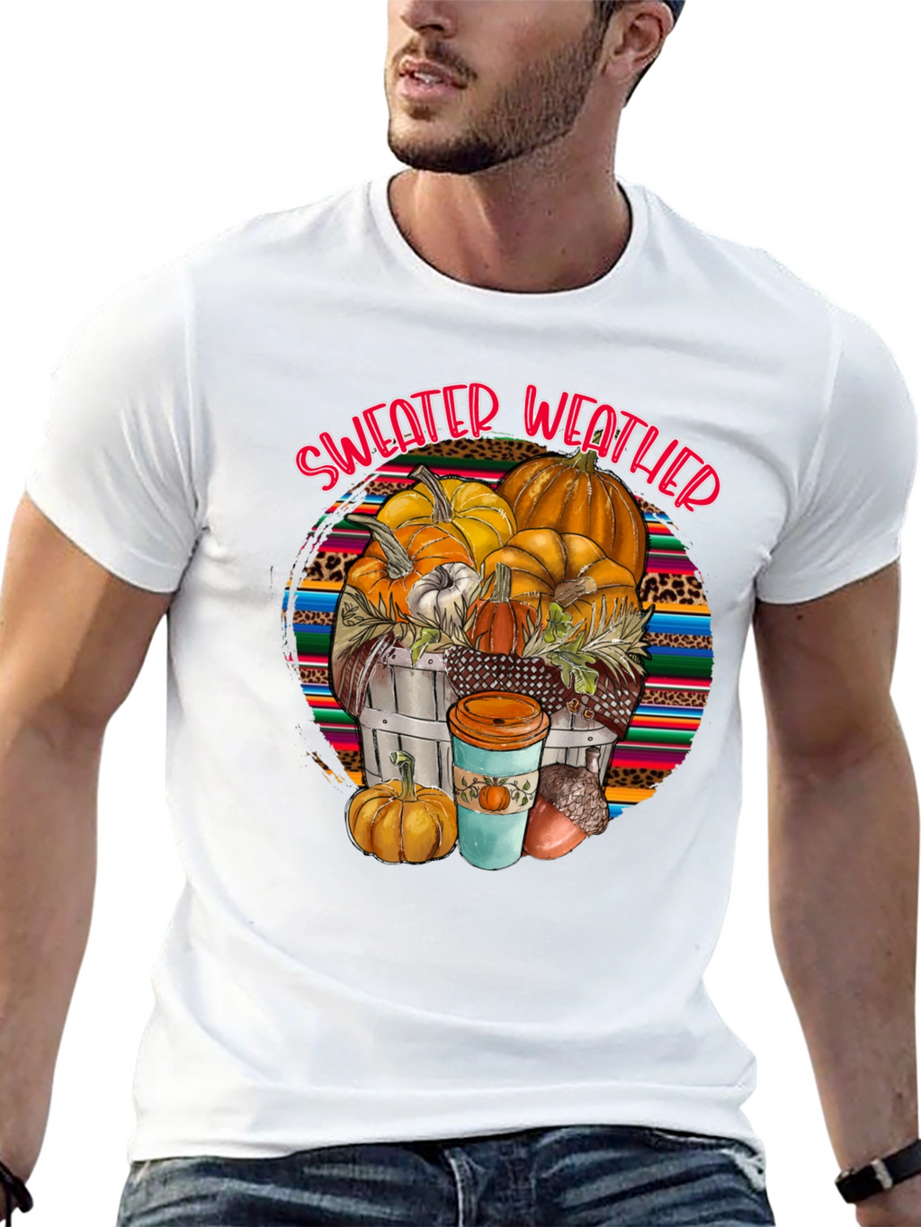 Sweater Weather Pumpkin T-Shirt