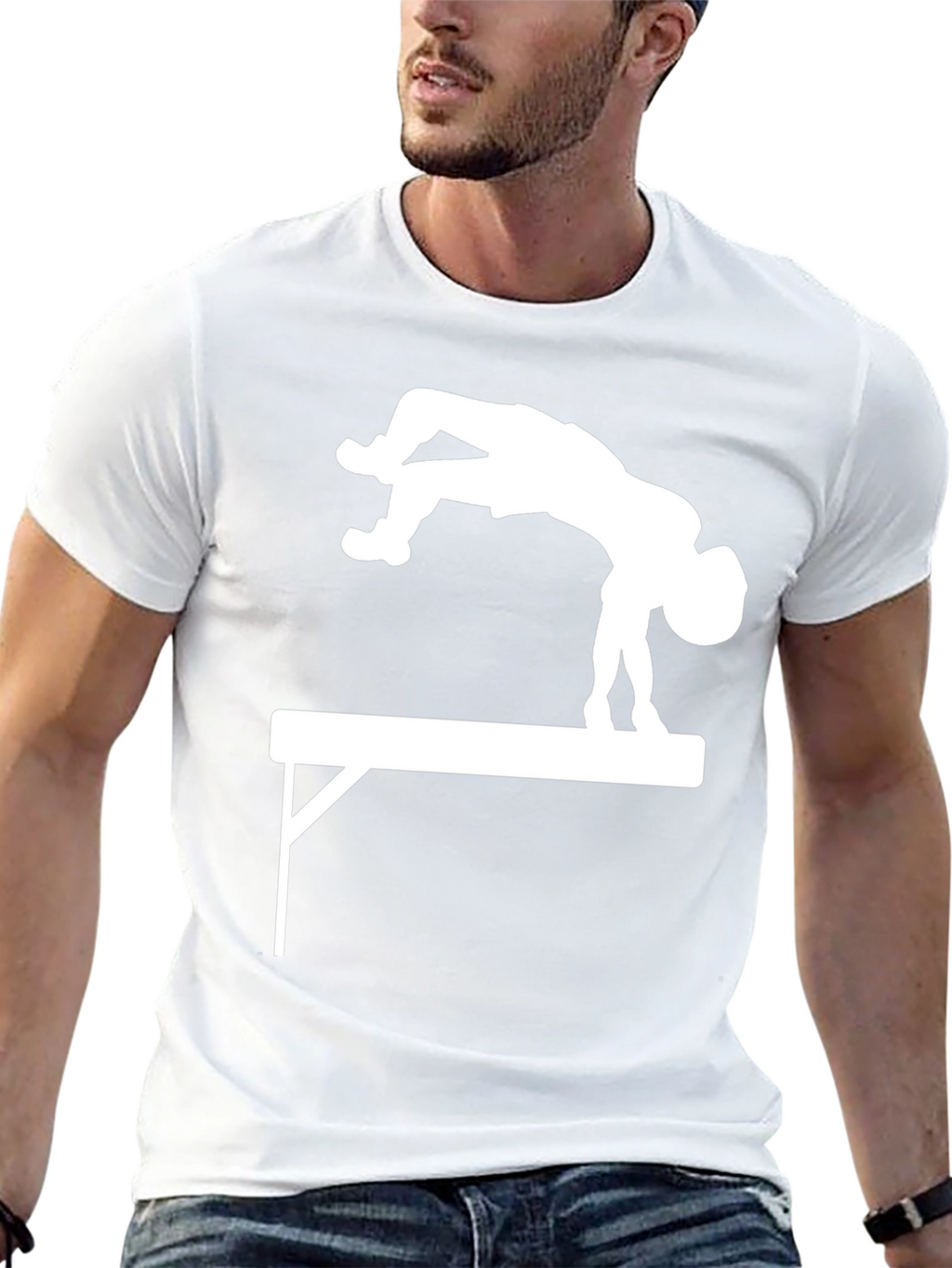 Gymnast T-Shirt - Uneven Bars Design
