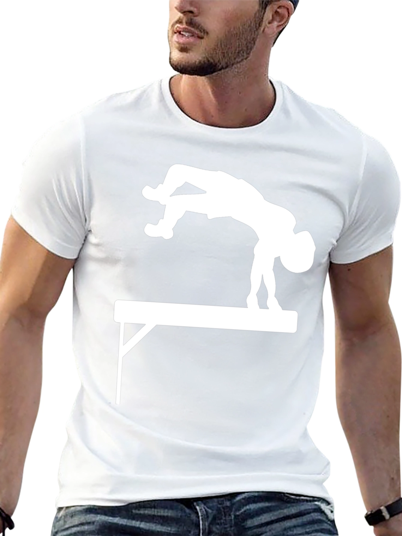 Gymnast T-Shirt - Uneven Bars Design