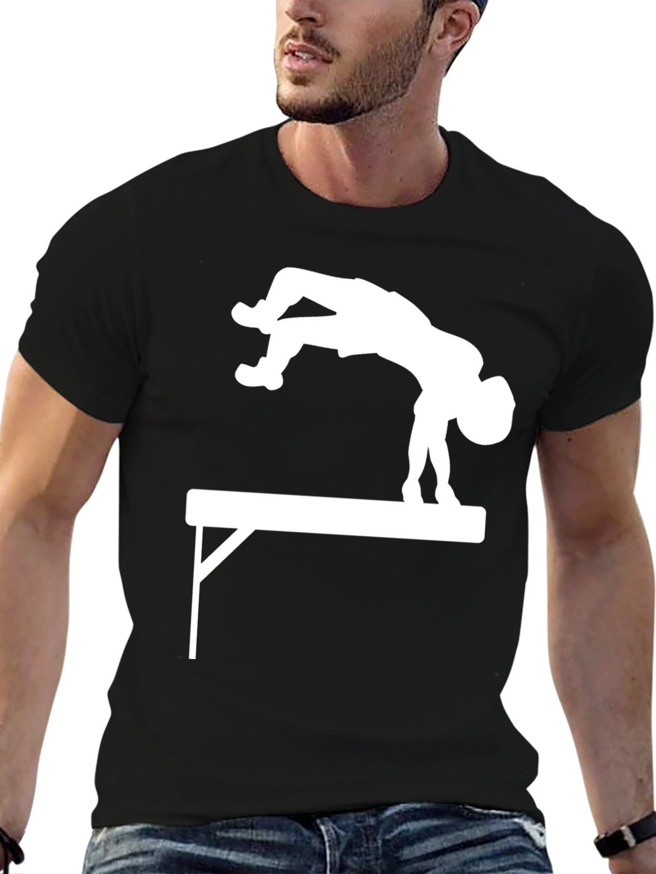 Gymnast T-Shirt - Uneven Bars Design