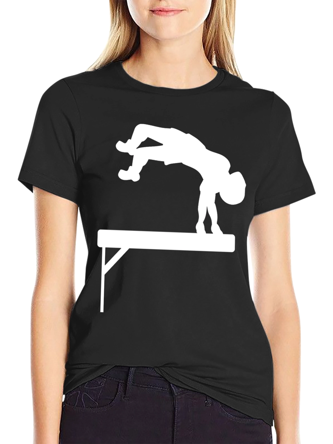 Gymnast T-Shirt - Uneven Bars Design