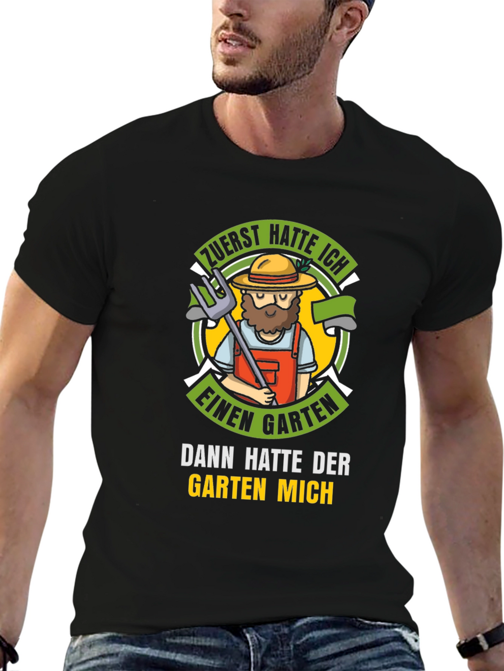 Gardener T-Shirt: Funny German Garden Lover Tee