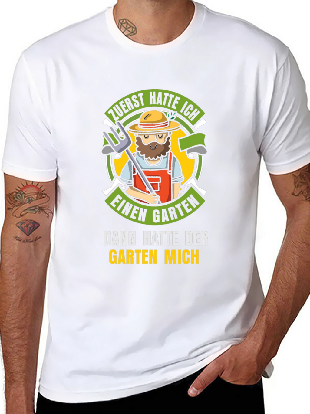 Gardener T-Shirt: Funny German Garden Lover Tee