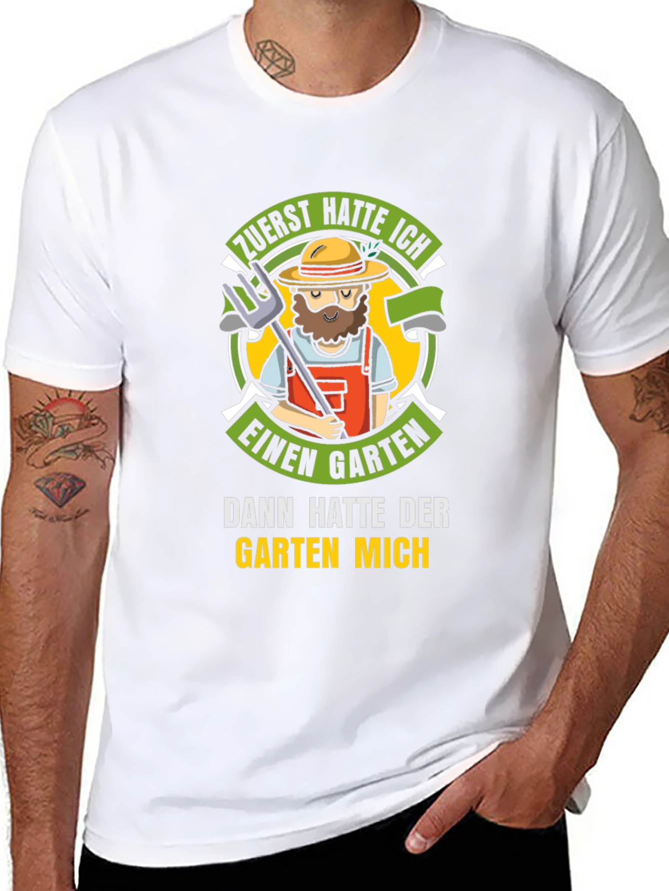 Gardener T-Shirt: Funny German Garden Lover Tee