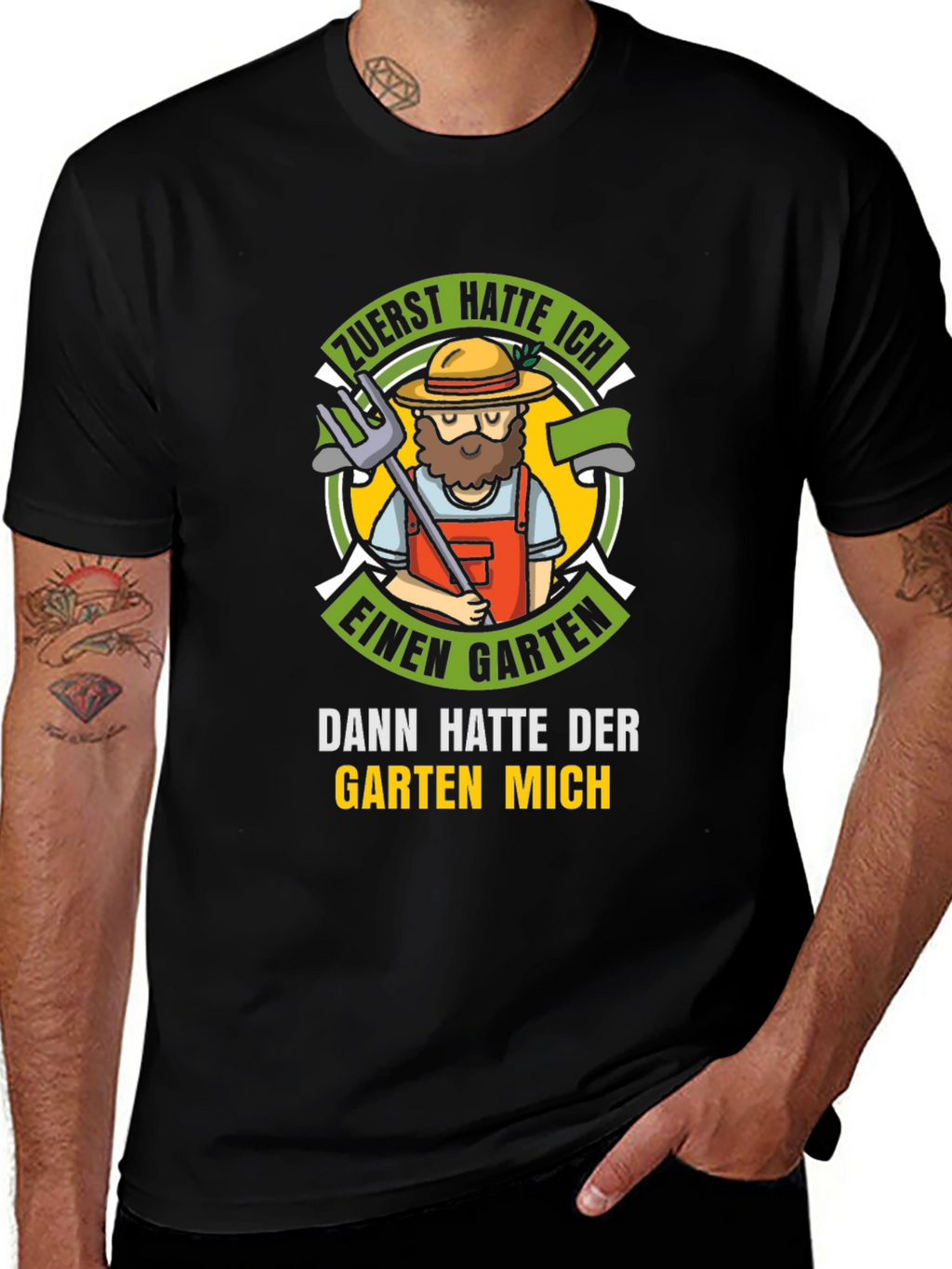 Gardener T-Shirt: Funny German Garden Lover Tee