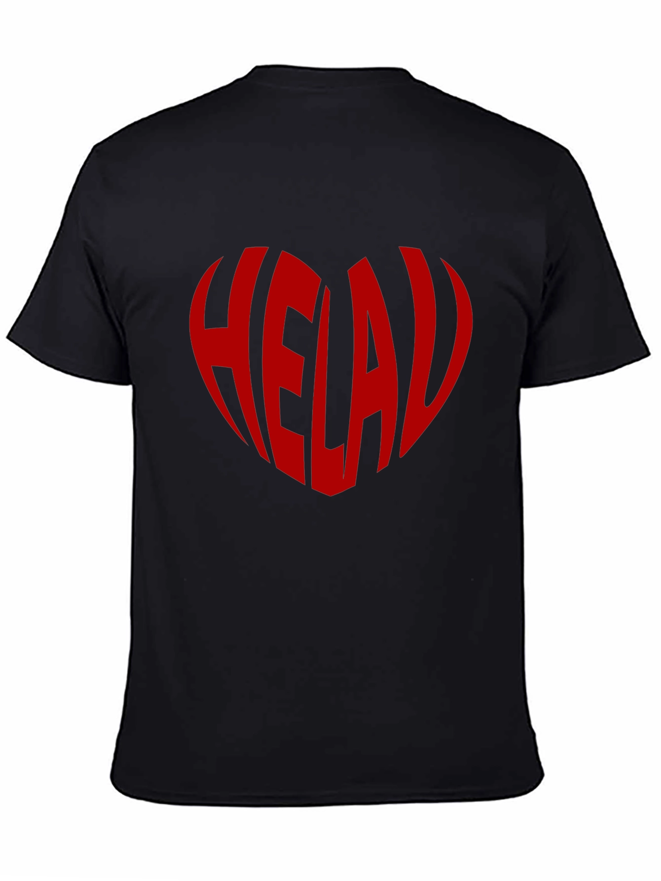 Helau Heart Tee - Black Graphic T-Shirt