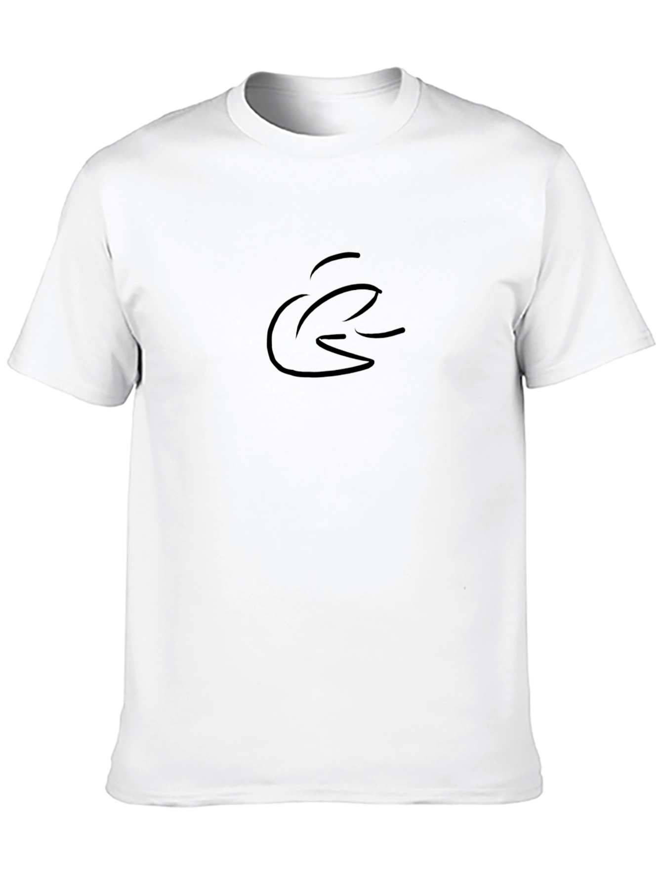 Black Graphic Tee - Minimalist Style