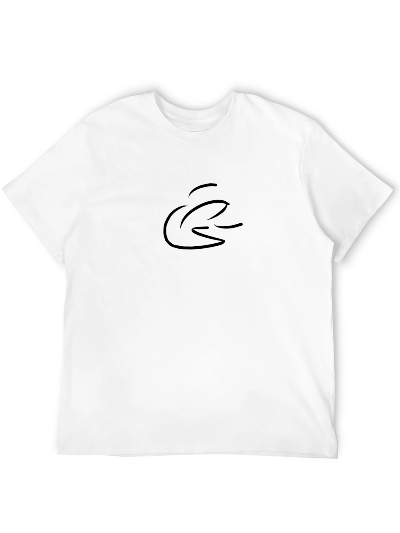 Black Graphic Tee - Minimalist Style