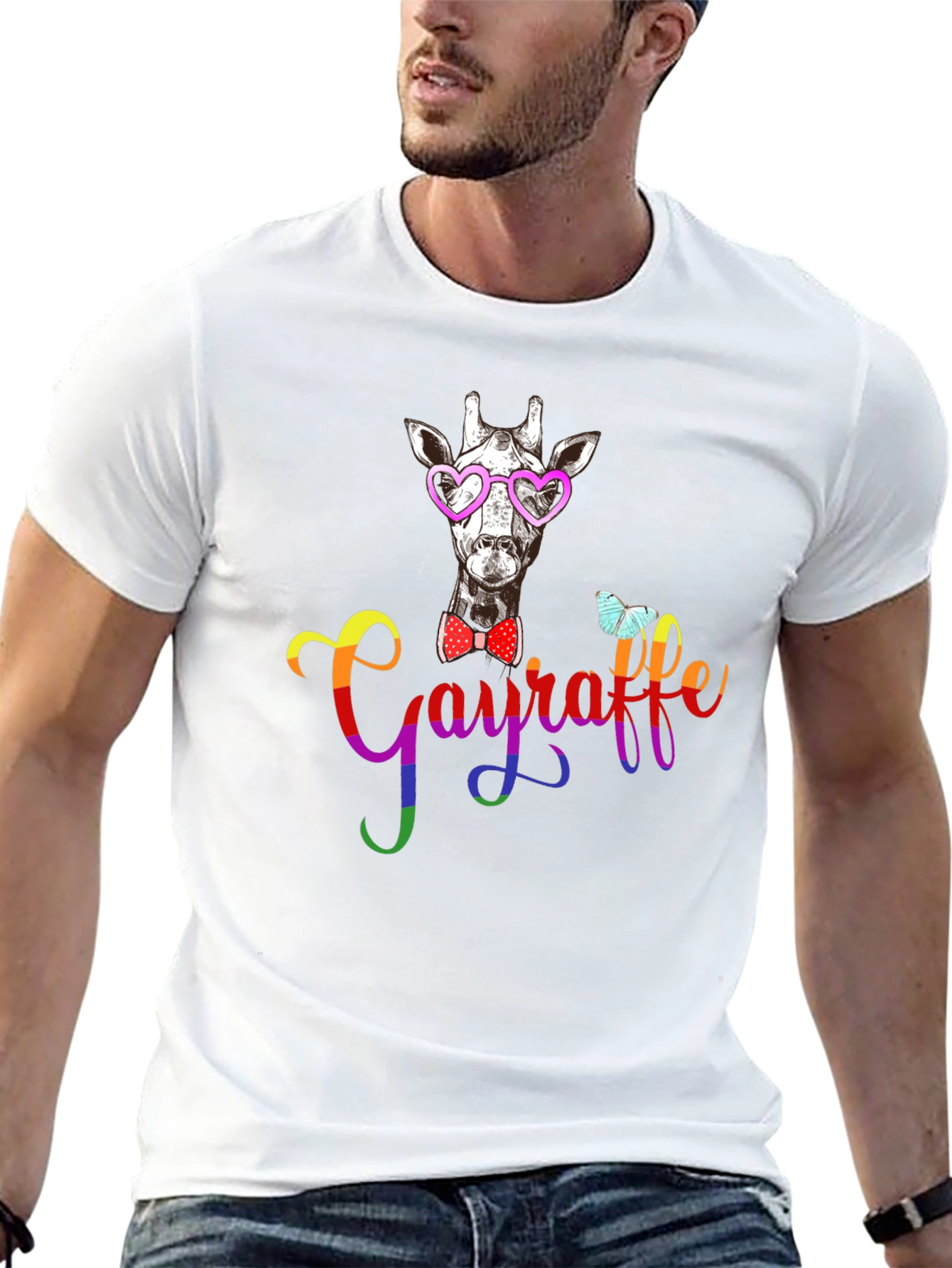 Gayraffe T-Shirt - Pride Giraffe Tee