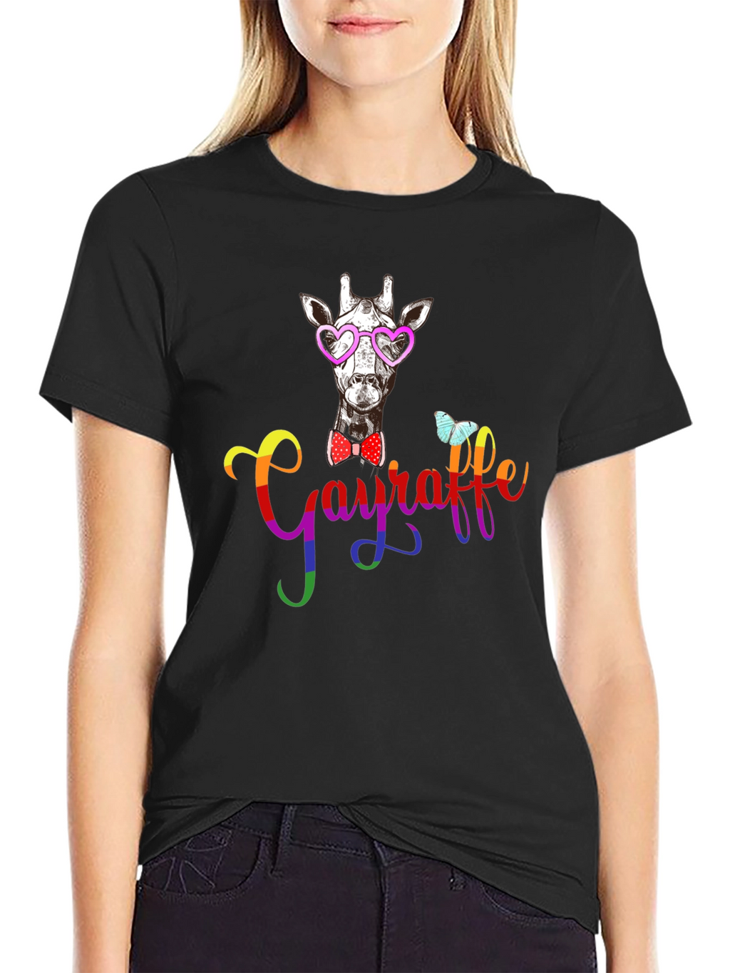 Gayraffe T-Shirt - Pride Giraffe Tee