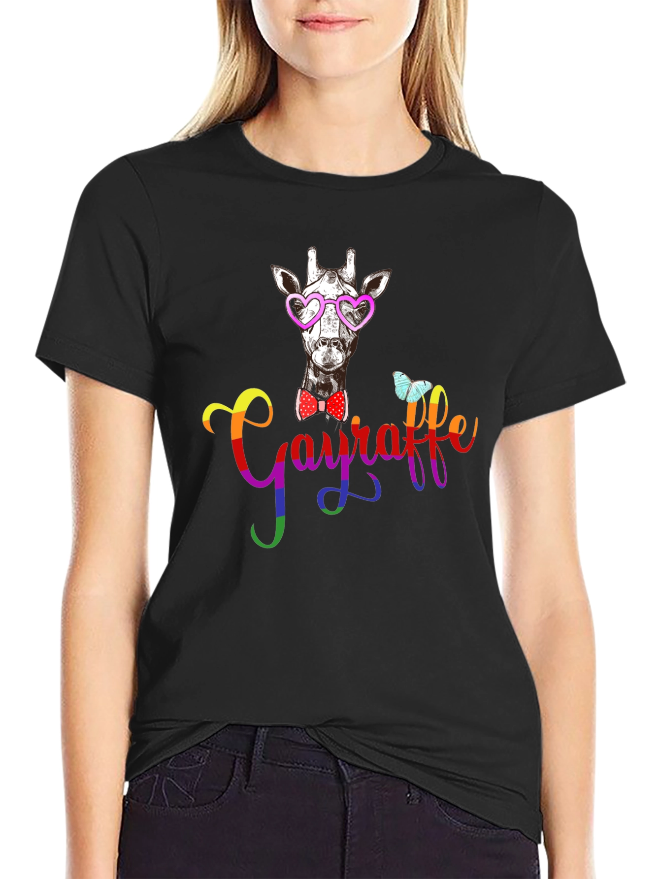 Gayraffe T-Shirt - Pride Giraffe Tee
