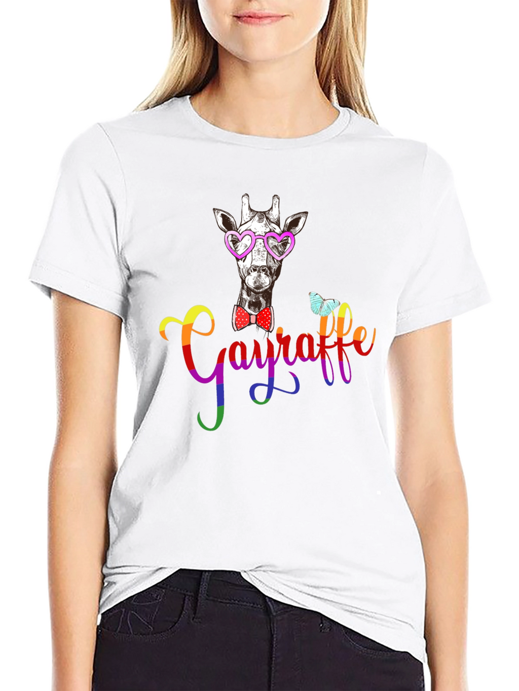 Gayraffe T-Shirt - Pride Giraffe Tee