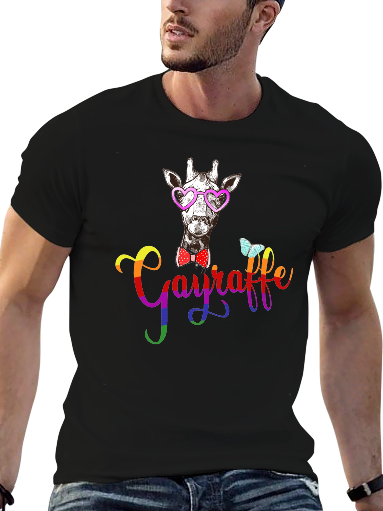 Gayraffe T-Shirt - Pride Giraffe Tee