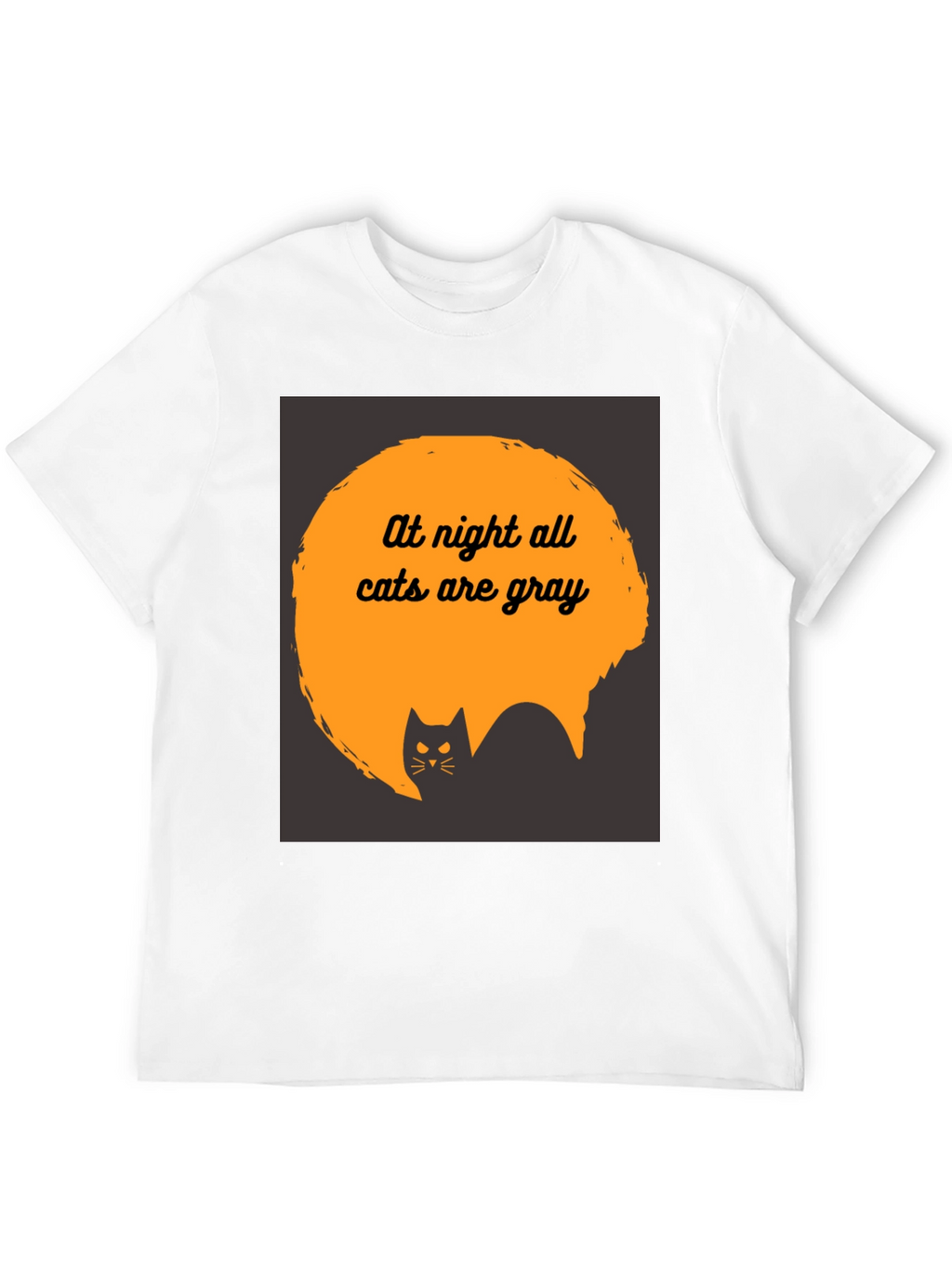 At Night All Cats are Gray T-Shirt