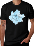 Horse Embrace Graphic T-Shirt - Black
