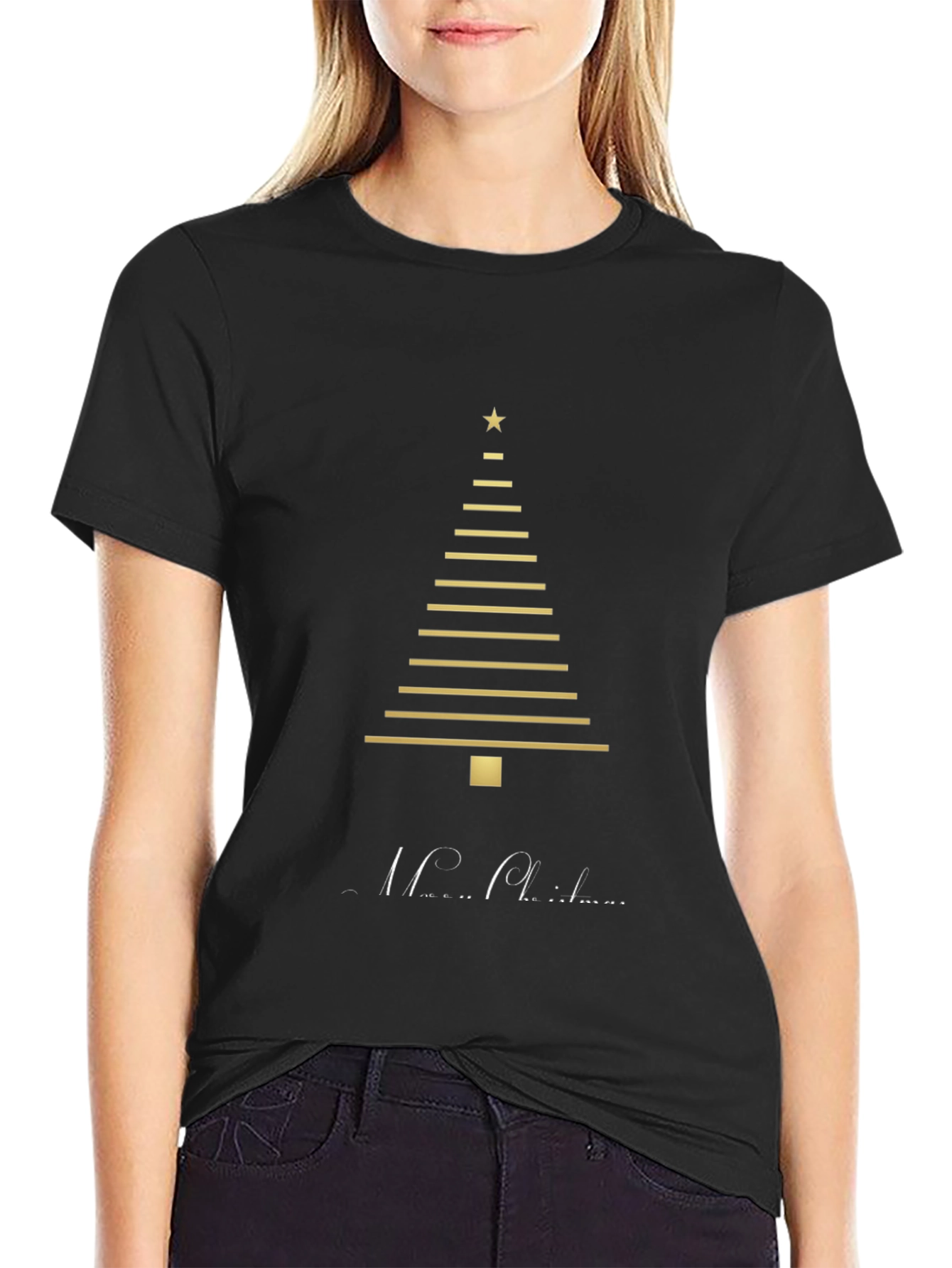 Minimalist Christmas Tree T-Shirt