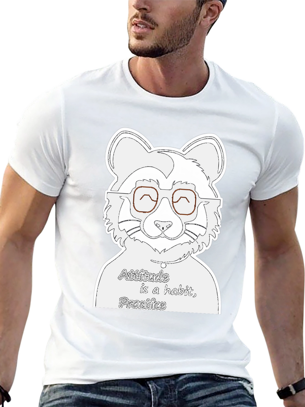 Attitude is a Habit T-Shirt