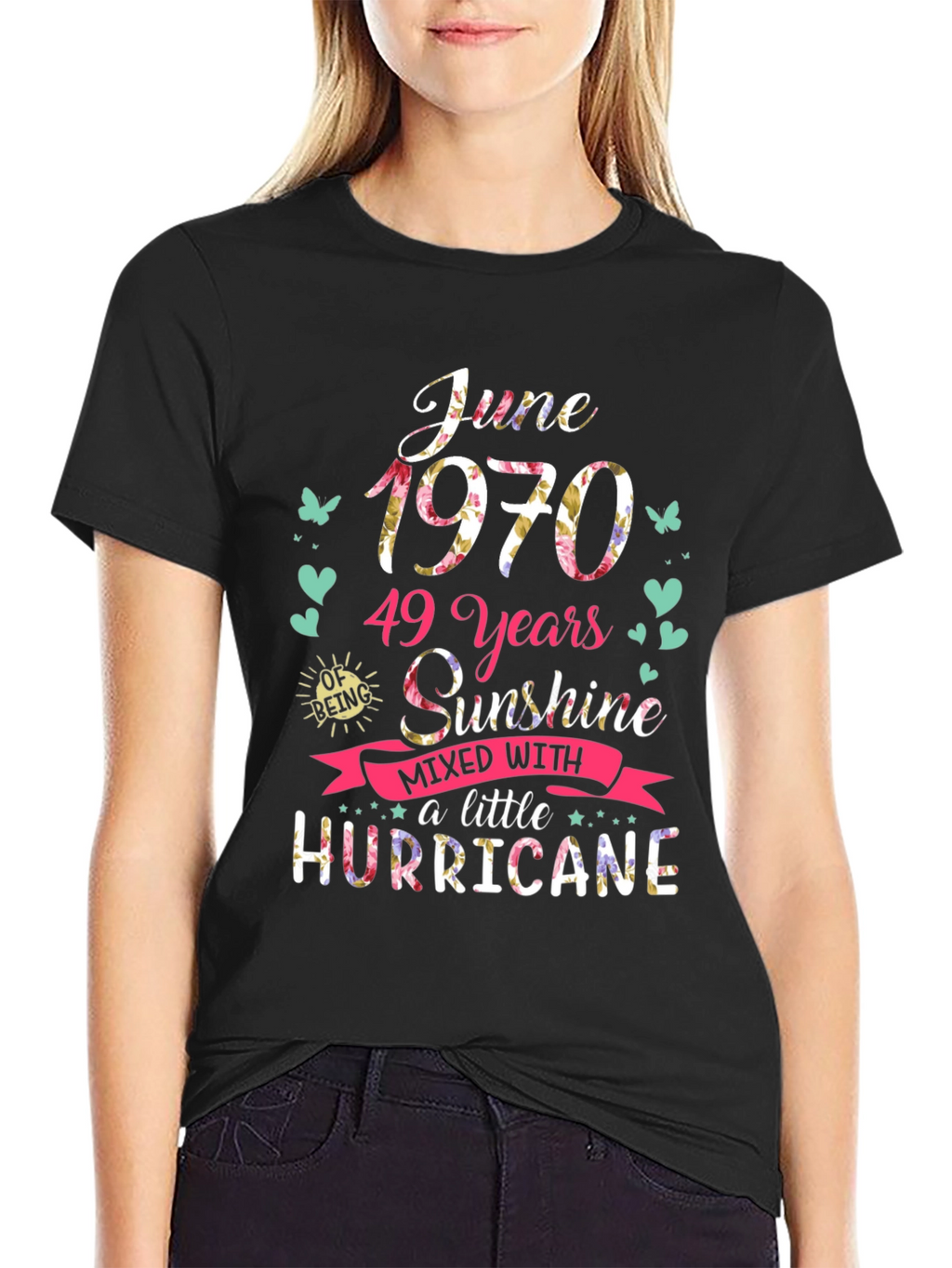 June 1970 49 Years Sunshine Hurricane T-Shirt