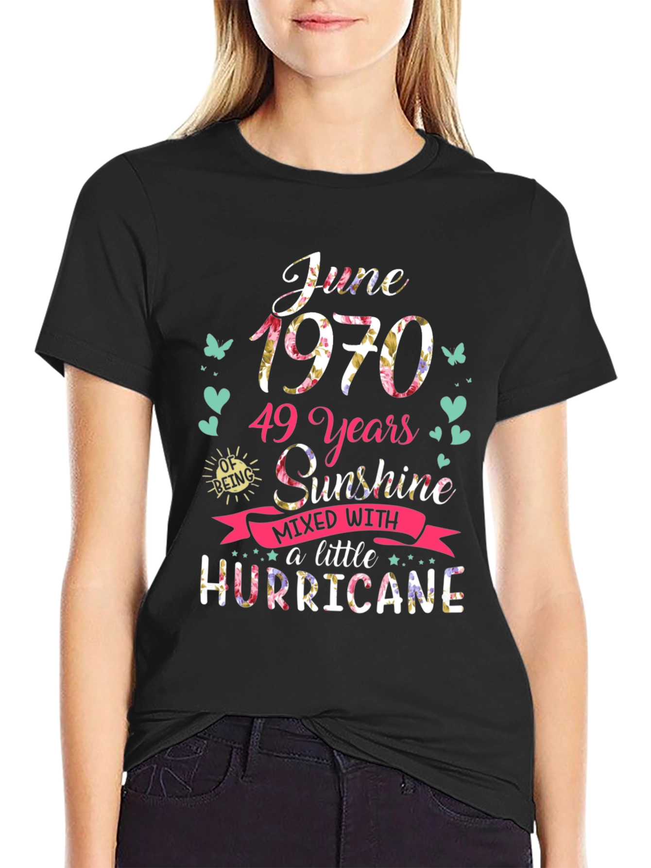 June 1970 49 Years Sunshine Hurricane T-Shirt