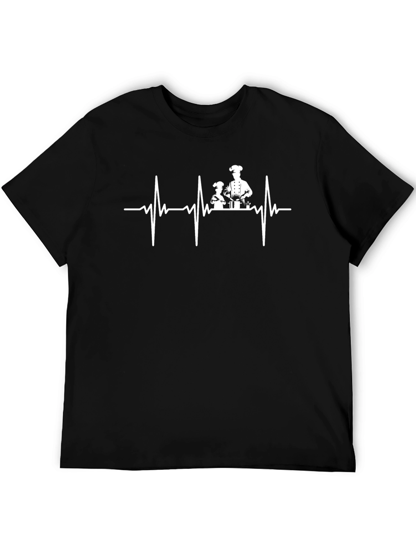 Chef Heartbeat T-Shirt - Culinary Passion Tee