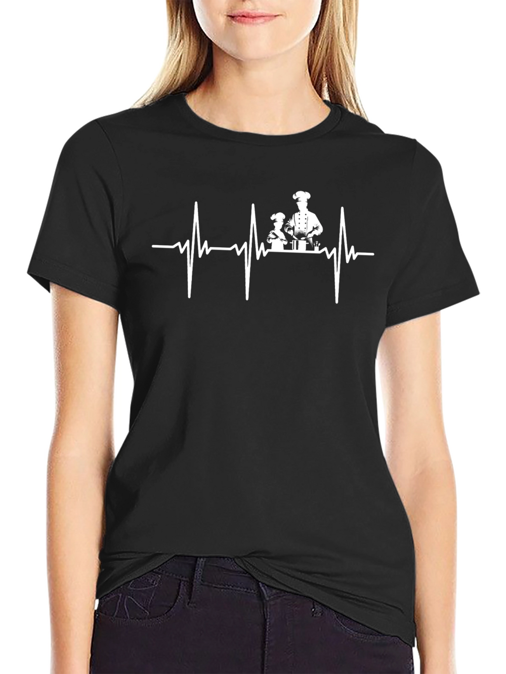 Chef Heartbeat T-Shirt - Culinary Passion Tee