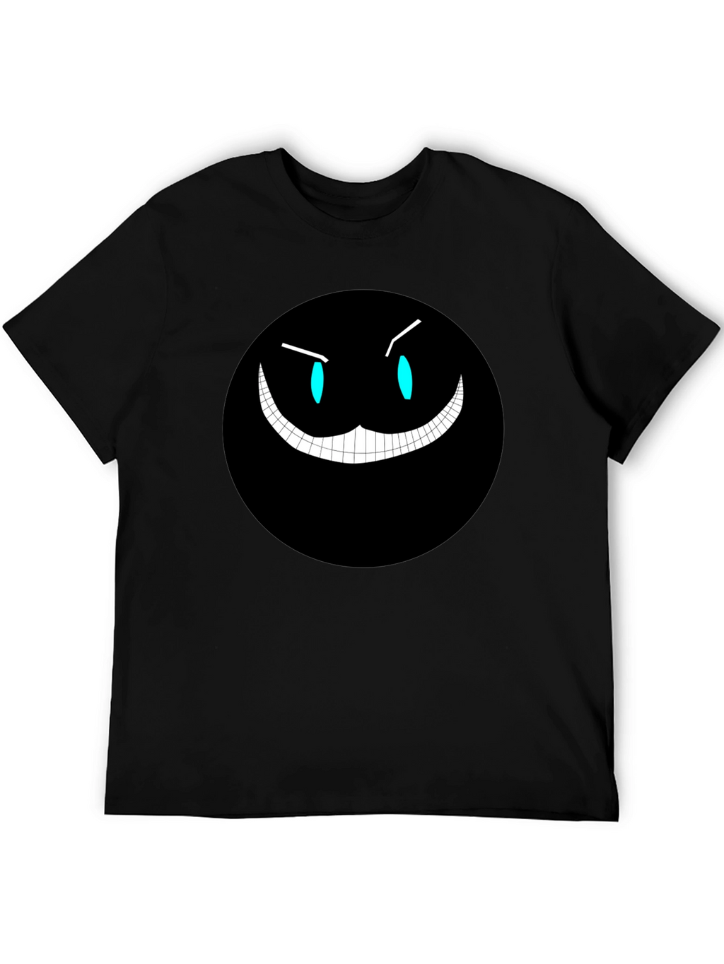 Creepy Grin Graphic Tee - Black T-Shirt