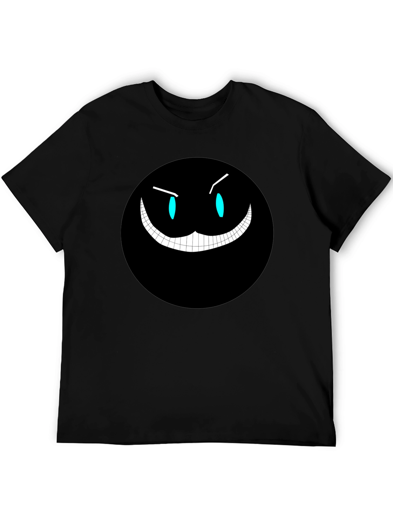 Creepy Grin Graphic Tee - Black T-Shirt