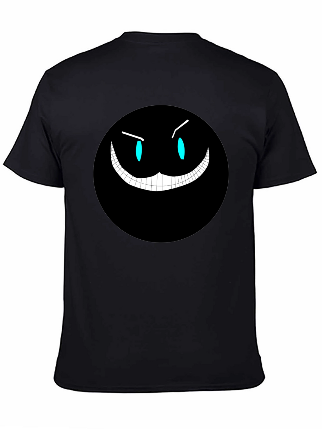 Creepy Grin Graphic Tee - Black T-Shirt