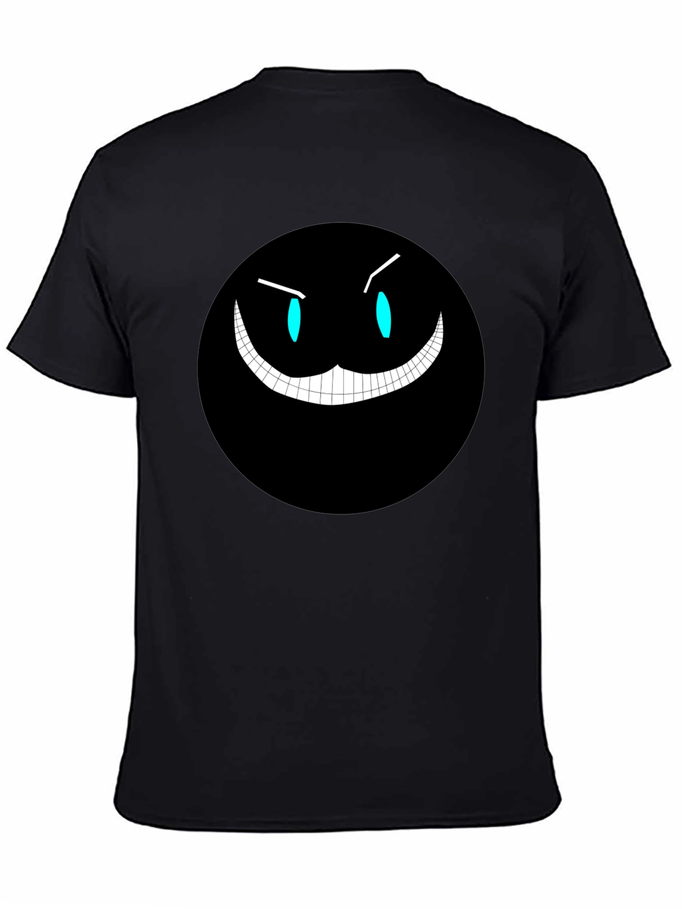 Creepy Grin Graphic Tee - Black T-Shirt
