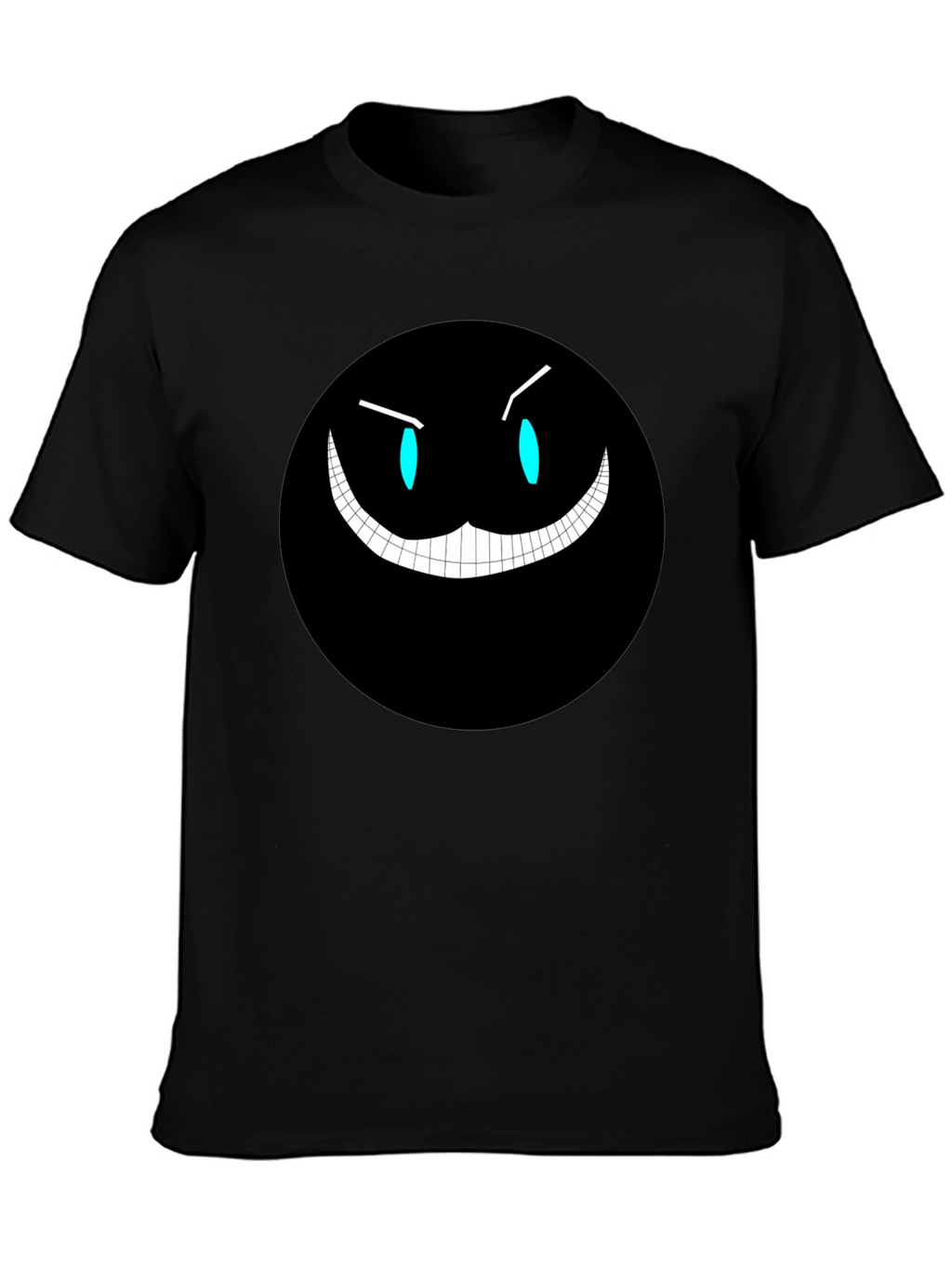 Creepy Grin Graphic Tee - Black T-Shirt