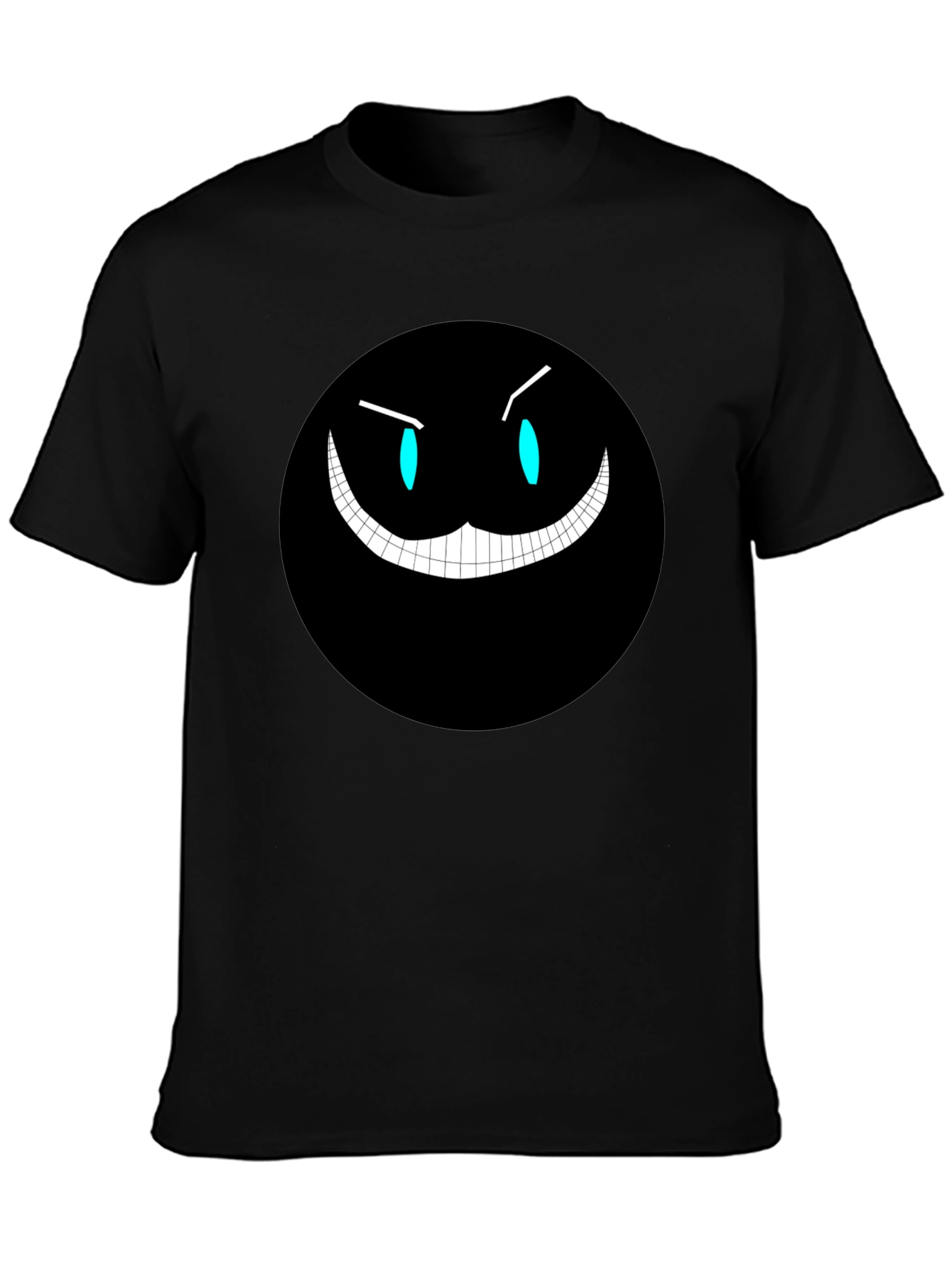 Creepy Grin Graphic Tee - Black T-Shirt