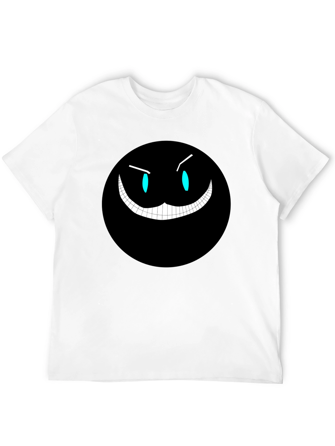 Creepy Grin Graphic Tee - Black T-Shirt