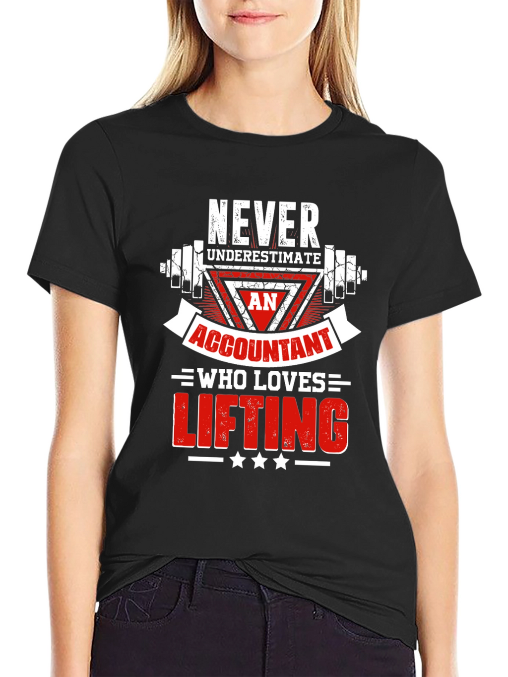 Accountant Lifting Graphic Tee