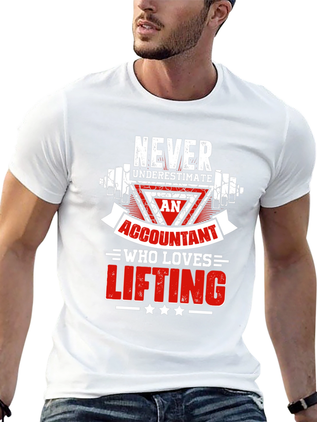 Accountant Lifting Graphic Tee
