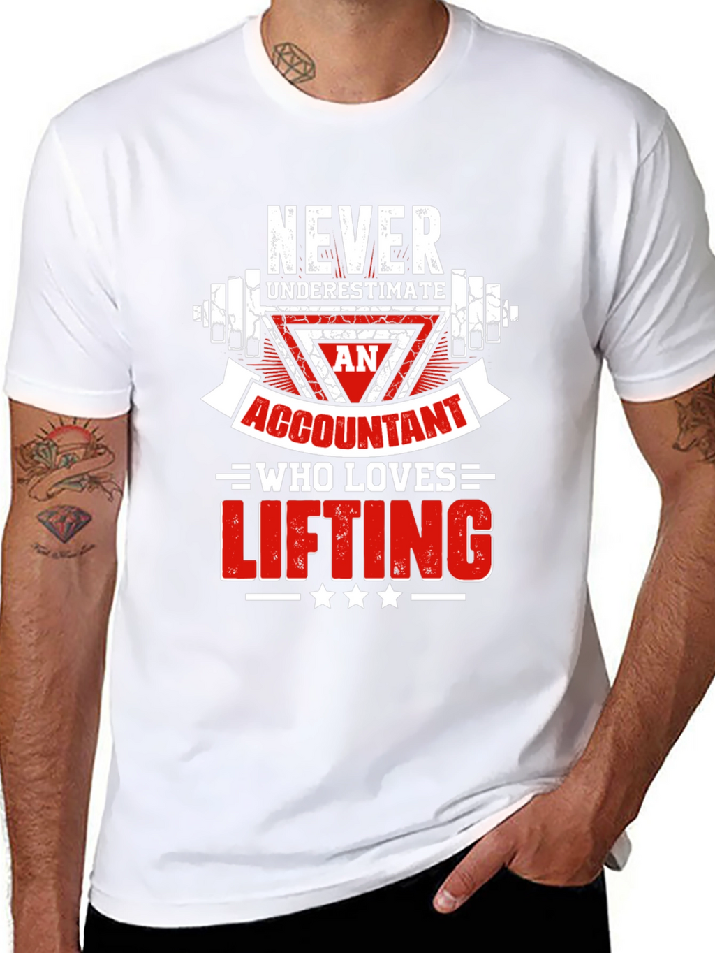 Accountant Lifting Graphic Tee