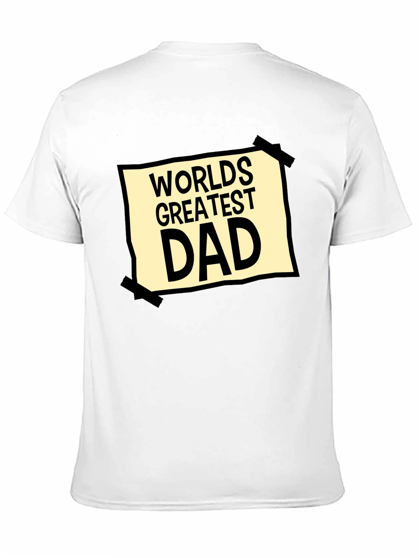 Worlds Greatest Dad Graphic Tee - Black