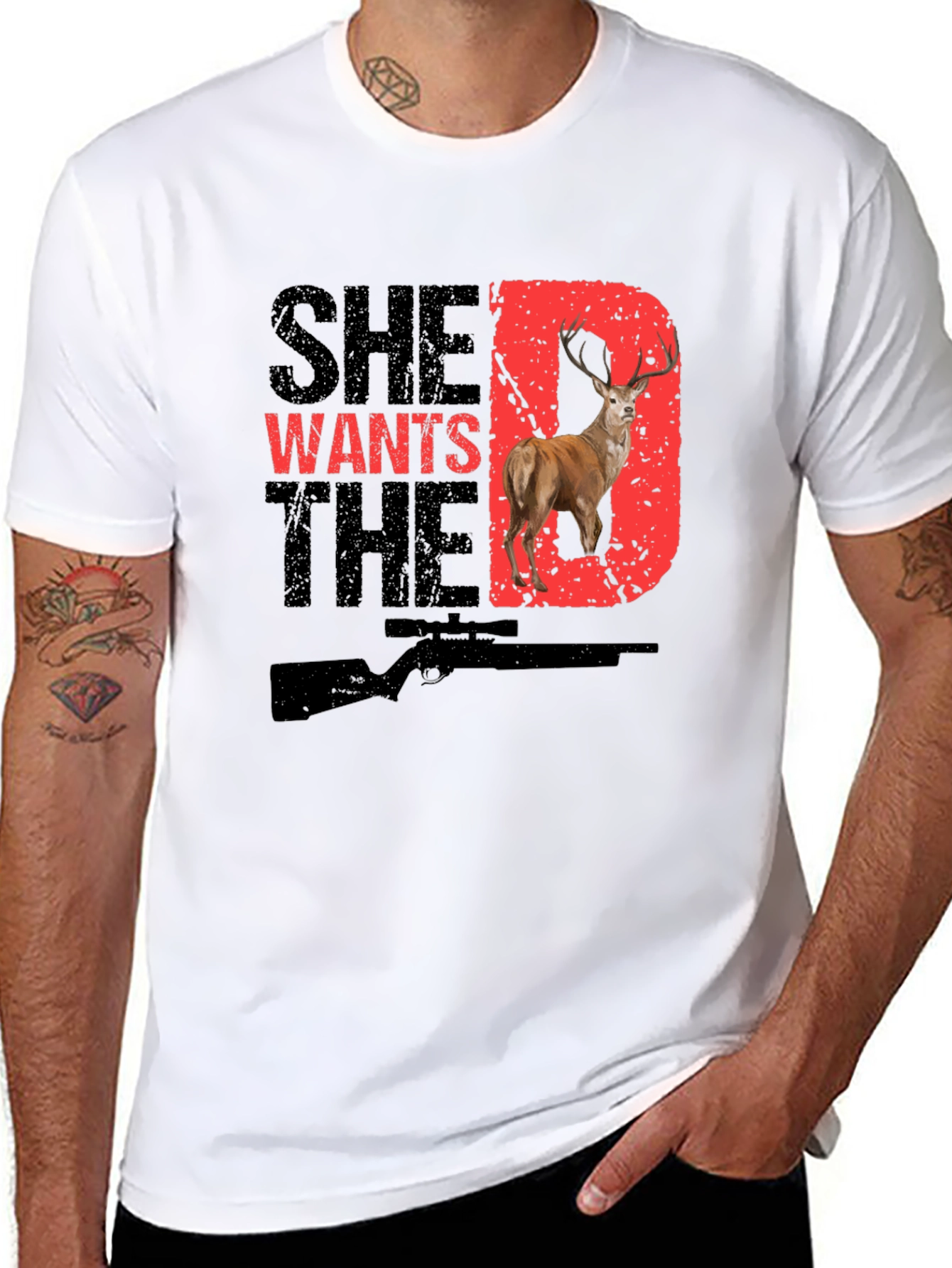 She Wants the D Deer Hunting T-Shirt