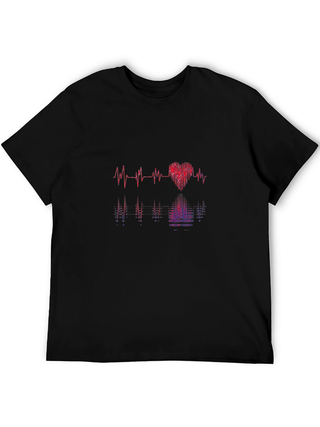 Heartbeat Pulse Heart Graphic T-Shirt