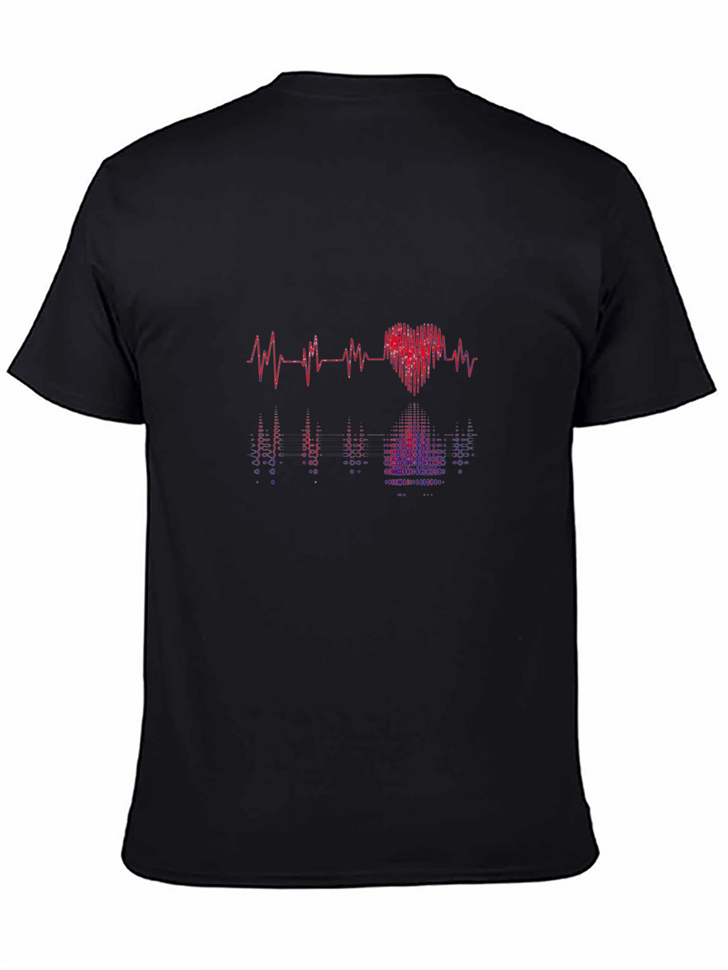 Heartbeat Pulse Heart Graphic T-Shirt