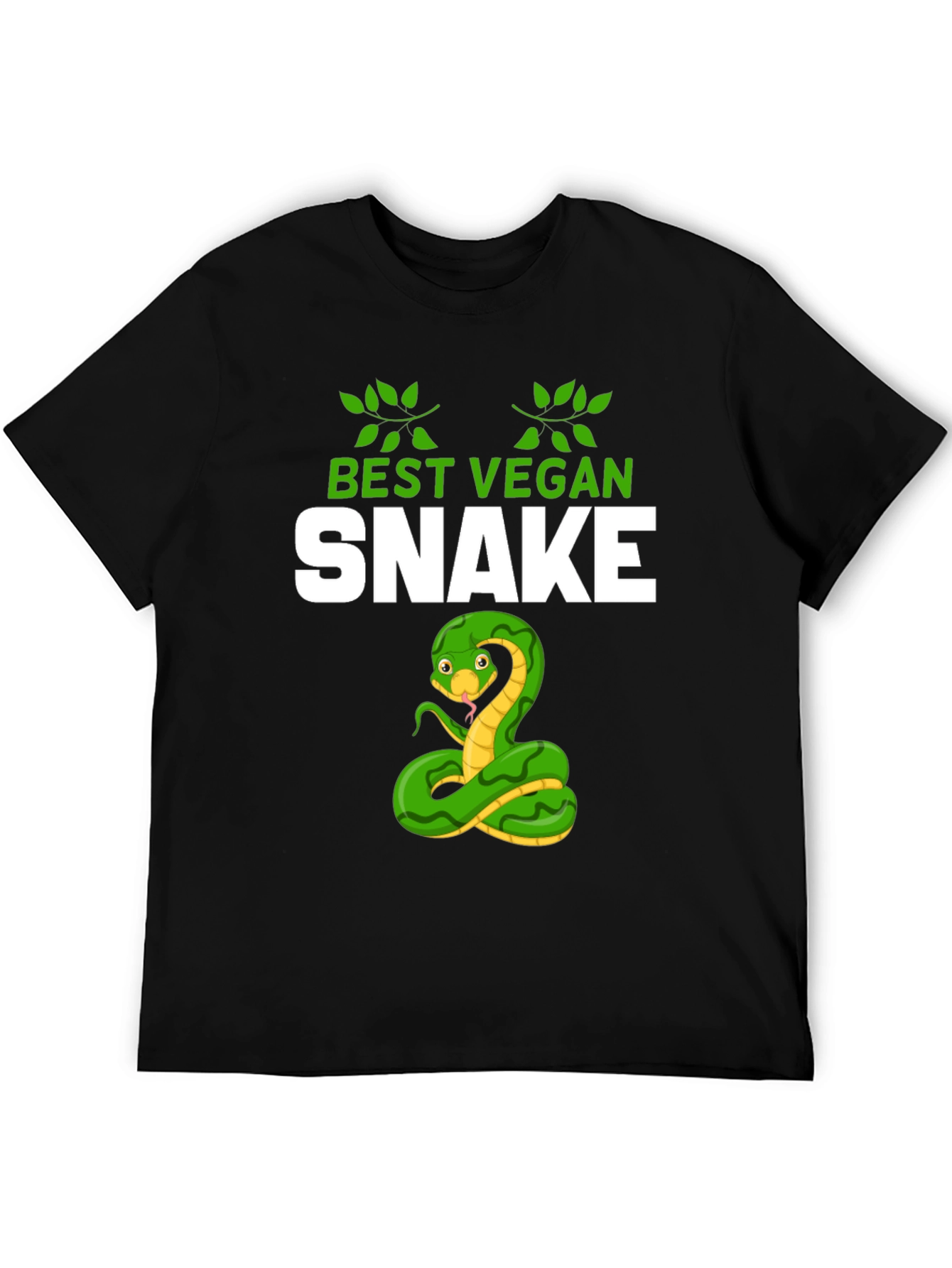 Best Vegan Snake Graphic T-Shirt