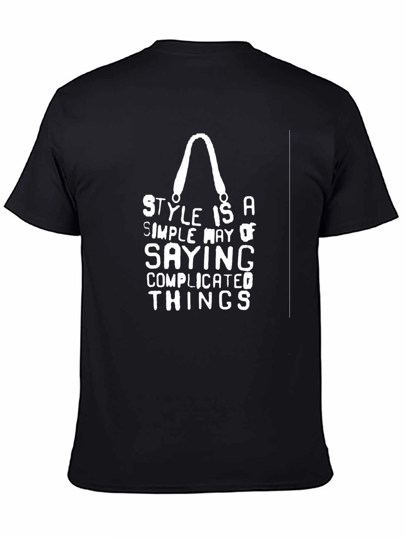 Style Quote Black T-Shirt