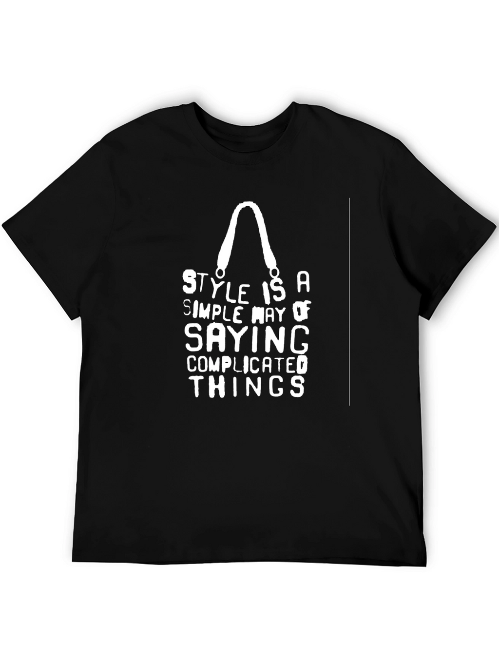 Style Quote Black T-Shirt