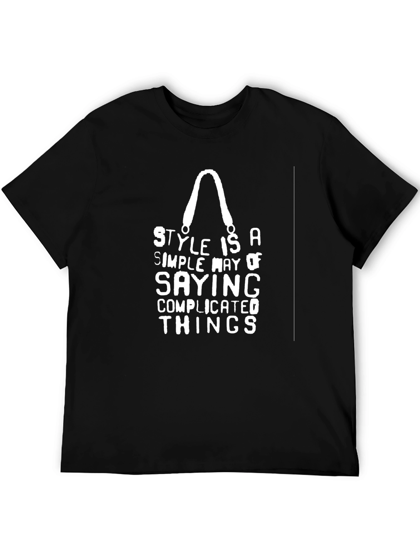 Style Quote Black T-Shirt