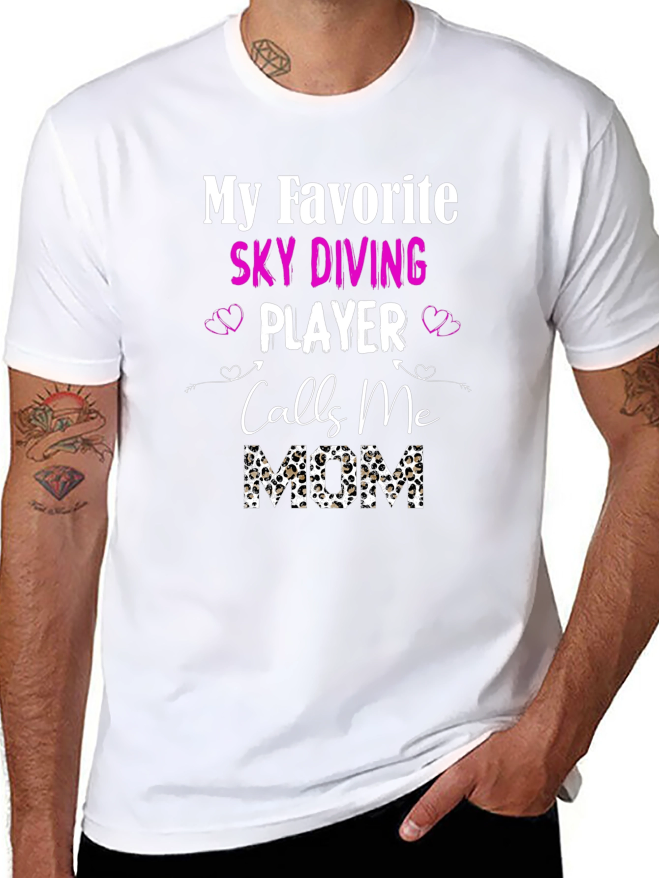 Sky Diving Player Mom T-Shirt